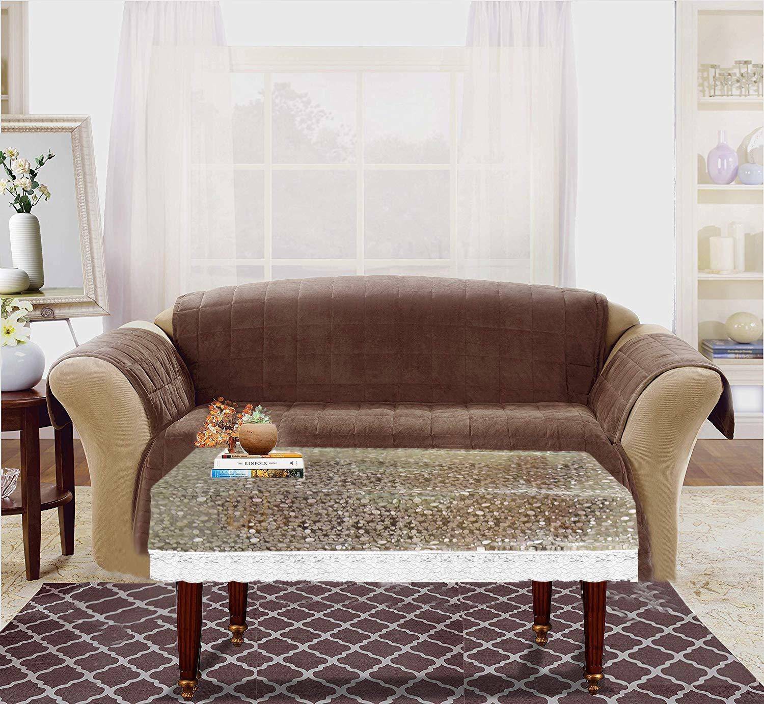 BLUEGRACE PVC 2 Seater Geometric Table Cover