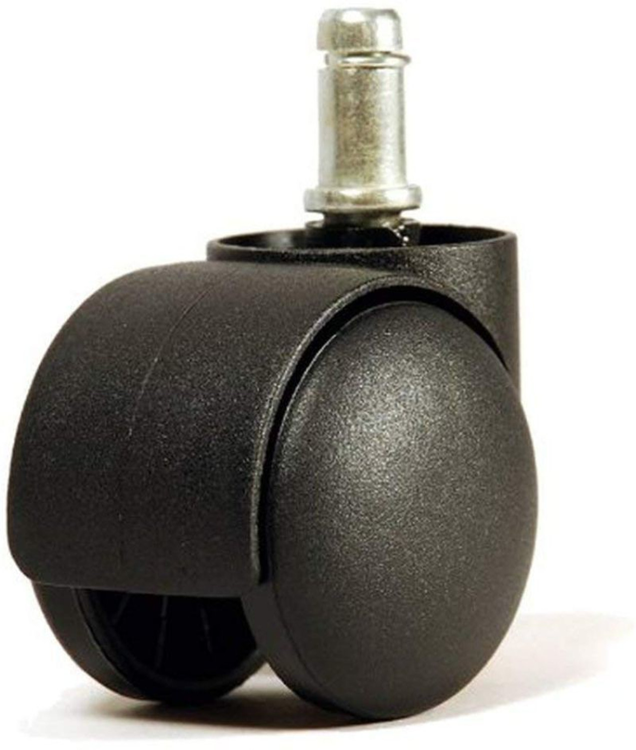 Image of Bellveen Nylon Twin Castor Wheels for Office Chairs Furniture, Pin Type (Black) Set of 5 Appliance Furniture Caster