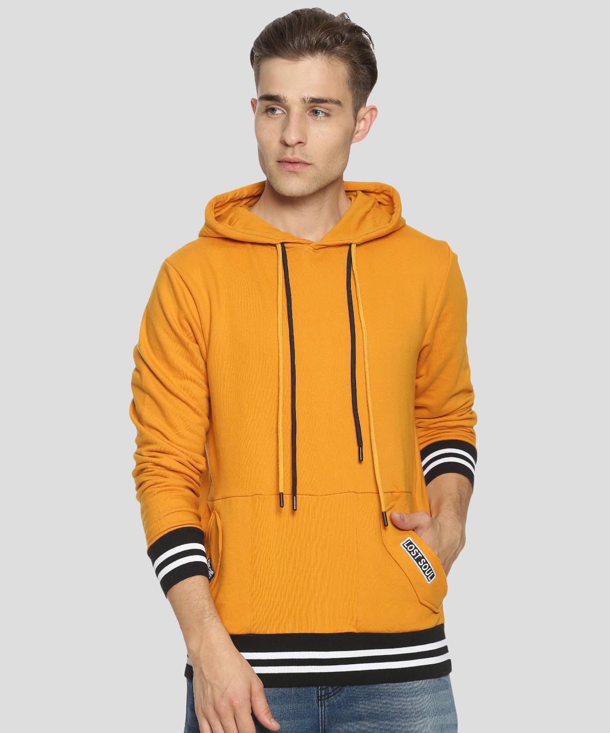 CAHOOT Full Sleeve Solid Men Sweatshirt