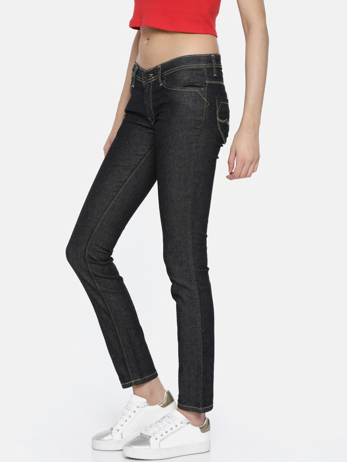 Image of Pepe Jeans Slim Women Black Jeans