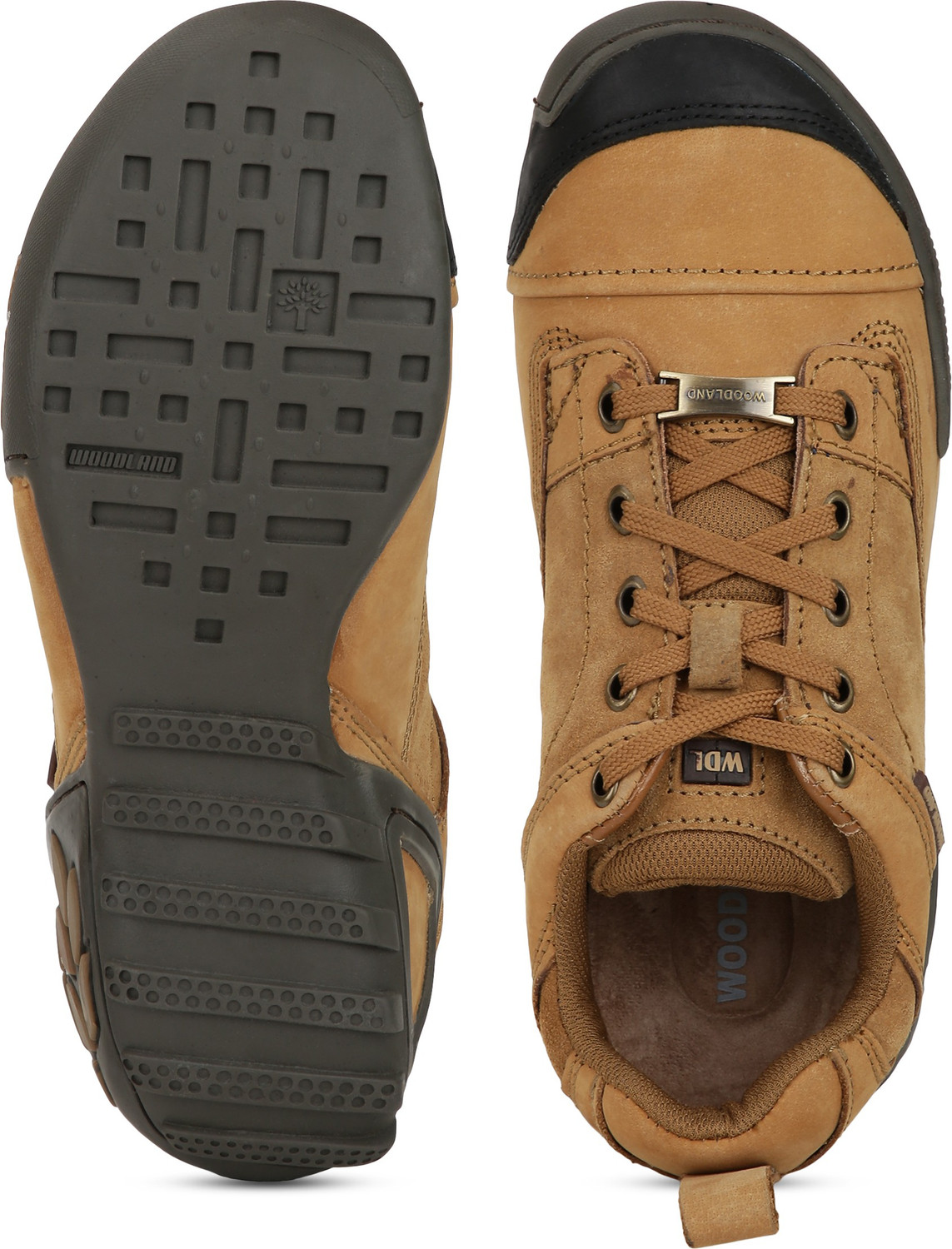 Image of WOODLAND Lace Up Lightweight Breathable Comfortable Daily Use Casuals For Men