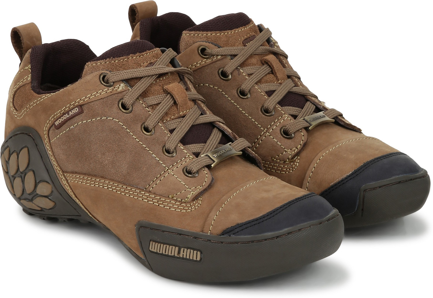 Image of WOODLAND Lace Up Lightweight Breathable Comfortable Daily Use Casuals For Men