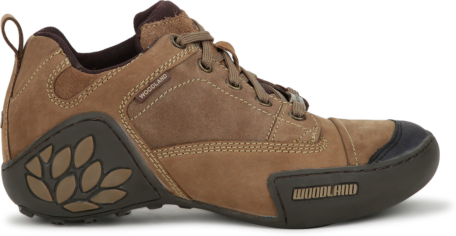 Image of WOODLAND Lace Up Lightweight Breathable Comfortable Daily Use Casuals For Men