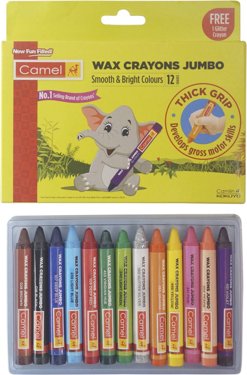 Camel Wax Crayons Jumbo