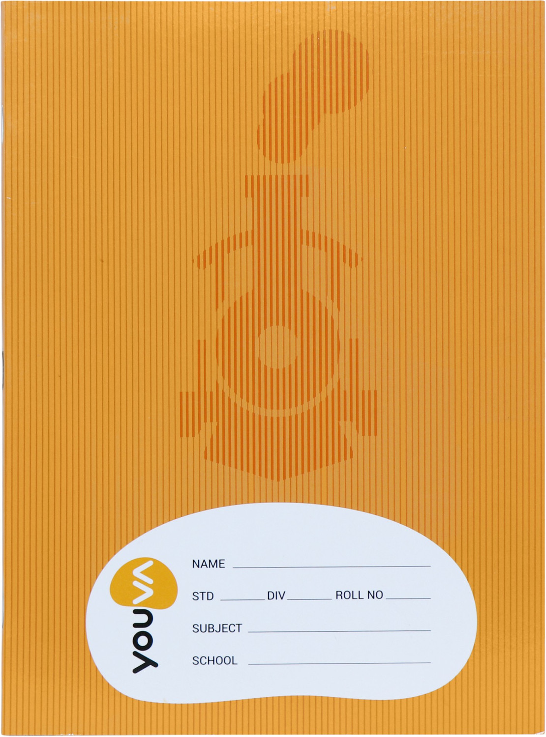 Image of NAVNEET Youva Soft Bound 18x24 cm Big Square Brown Regular Notebook Big Square 172 Pages