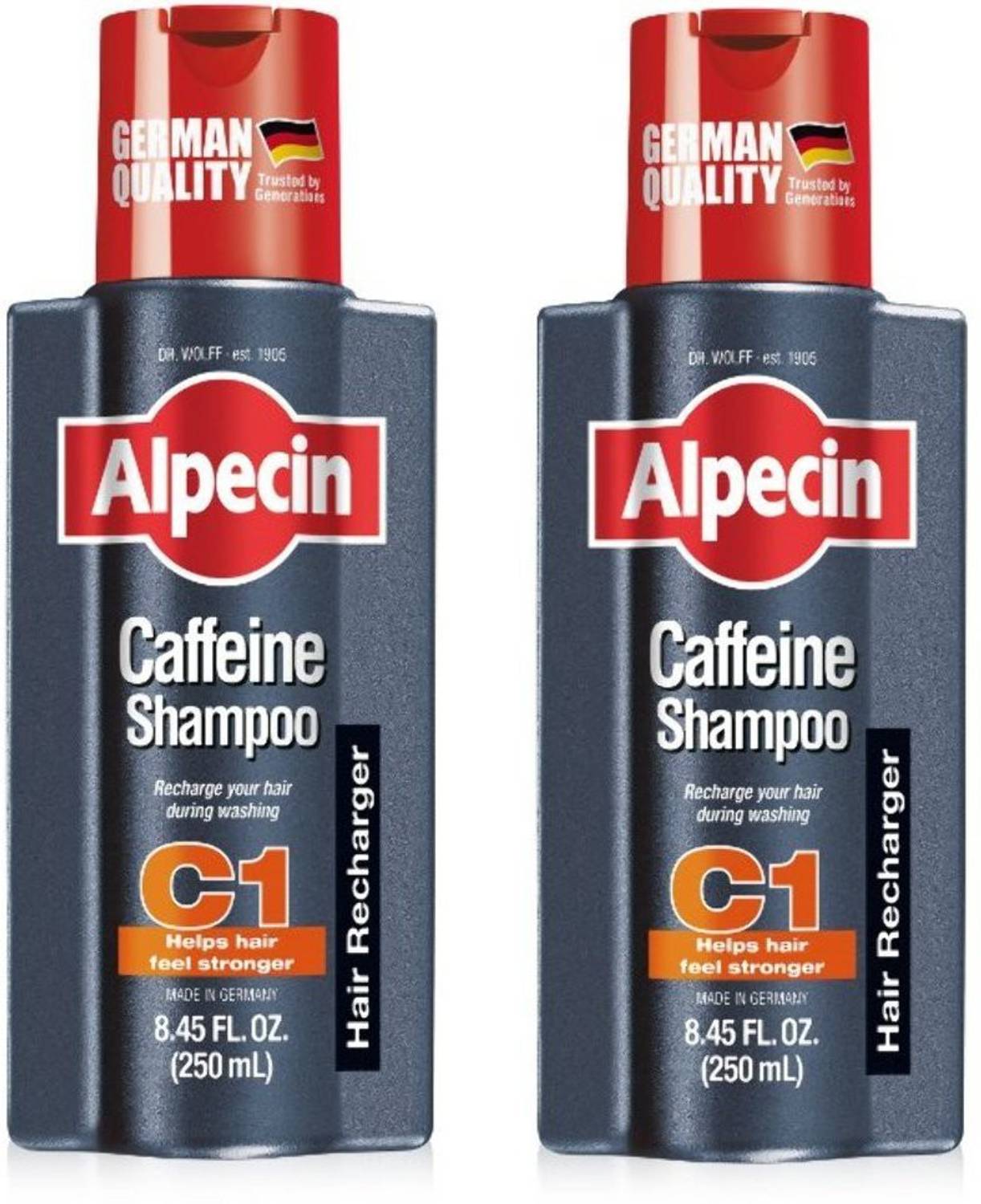 Alpecin Caffeine Shampoo C1 - Strengthen Hair Growth and Reduces Hair Loss