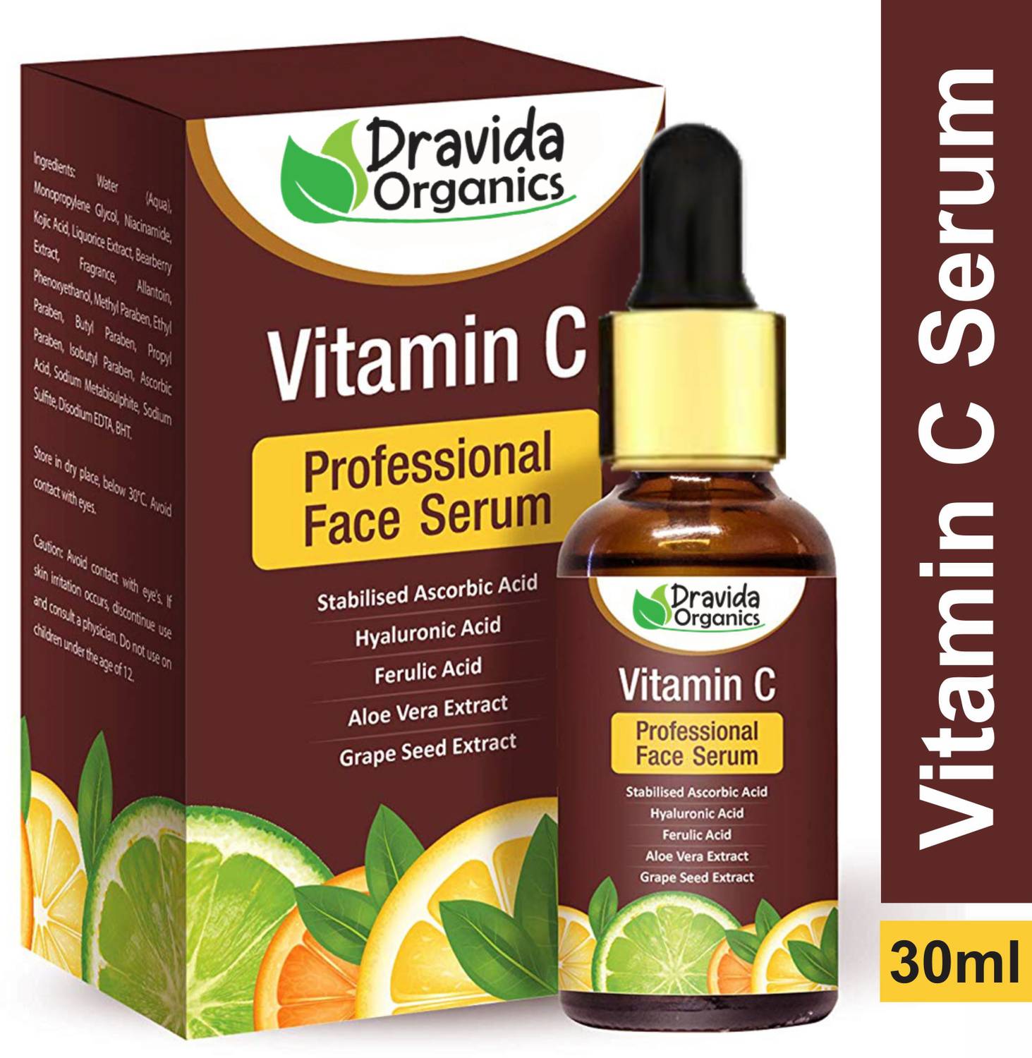 Dravida Vitamin C Serum + Moisturiser - Image 1