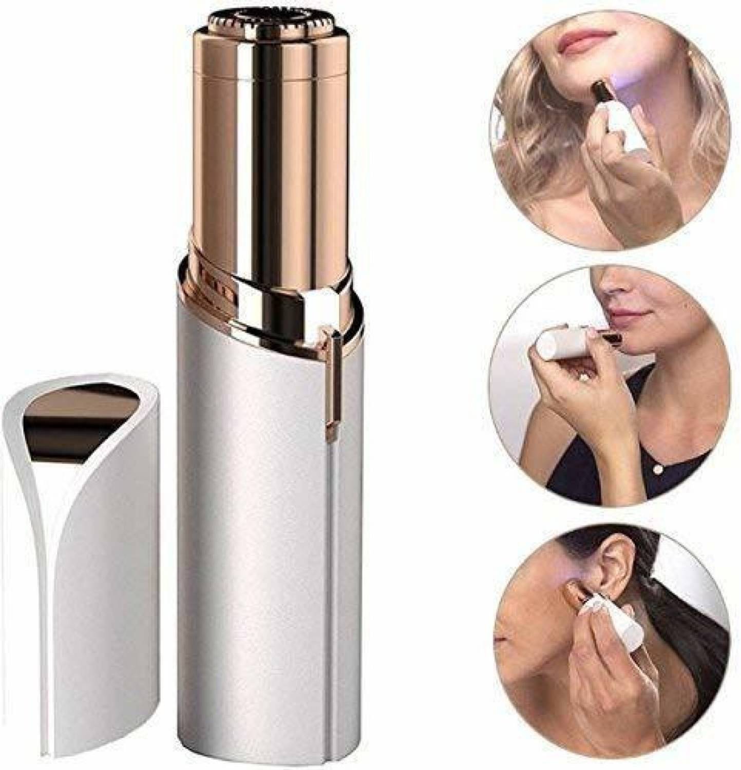AARADHYAM Flawless Painless Women's and man facial hair remover Cordless Epilator Strips
