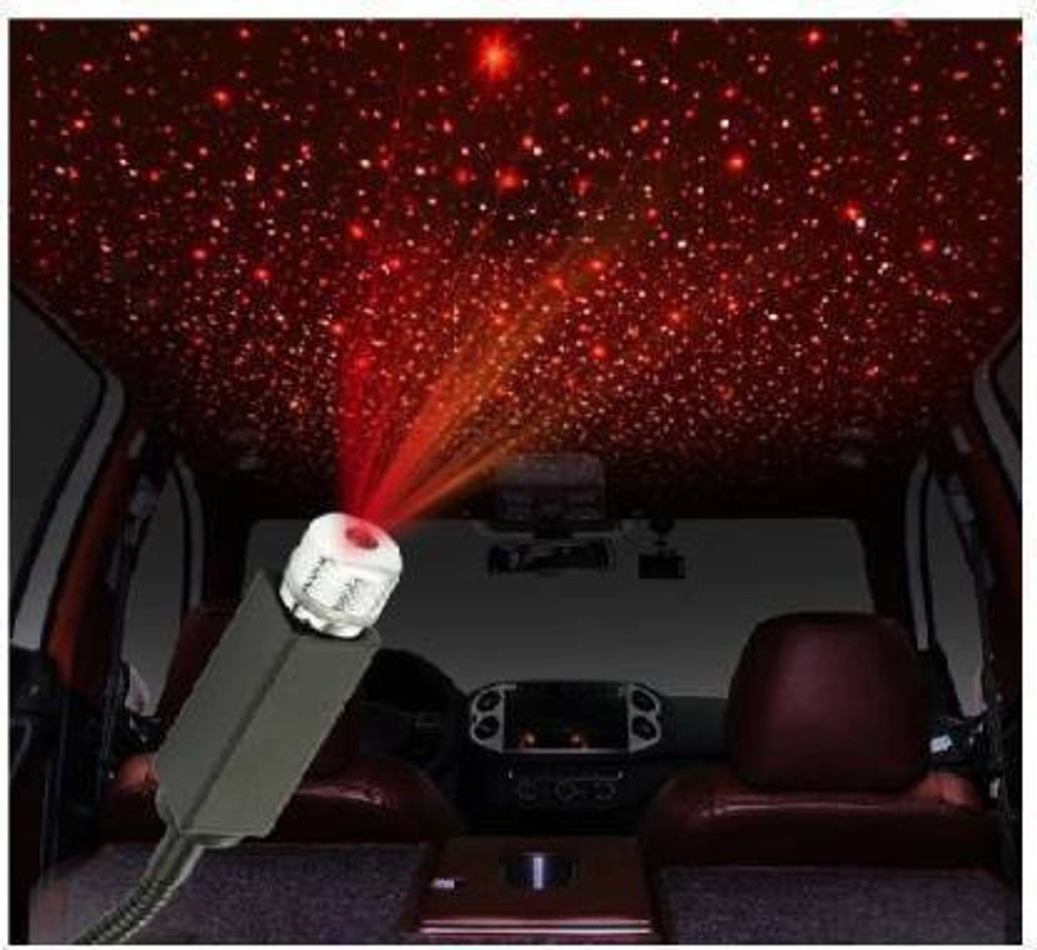nihit Star Night Light lamp Dual USB Phone Charging Switch Socket