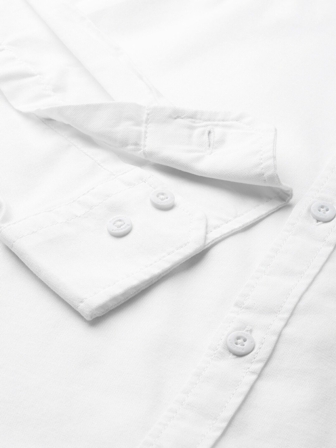 Image of Roadster Men Solid Casual White Shirt