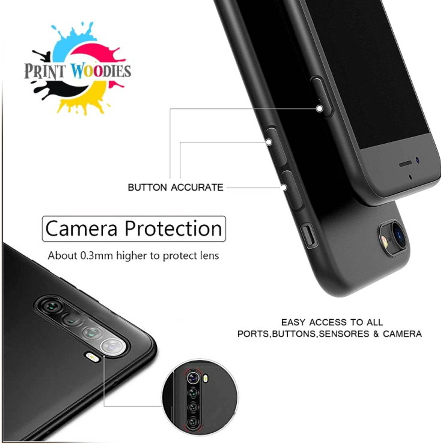 BRAND SET Cover Per Realme X50 5G - Custodia Morbida In Silicone Con Retro In Vetro Temperato - Rosso