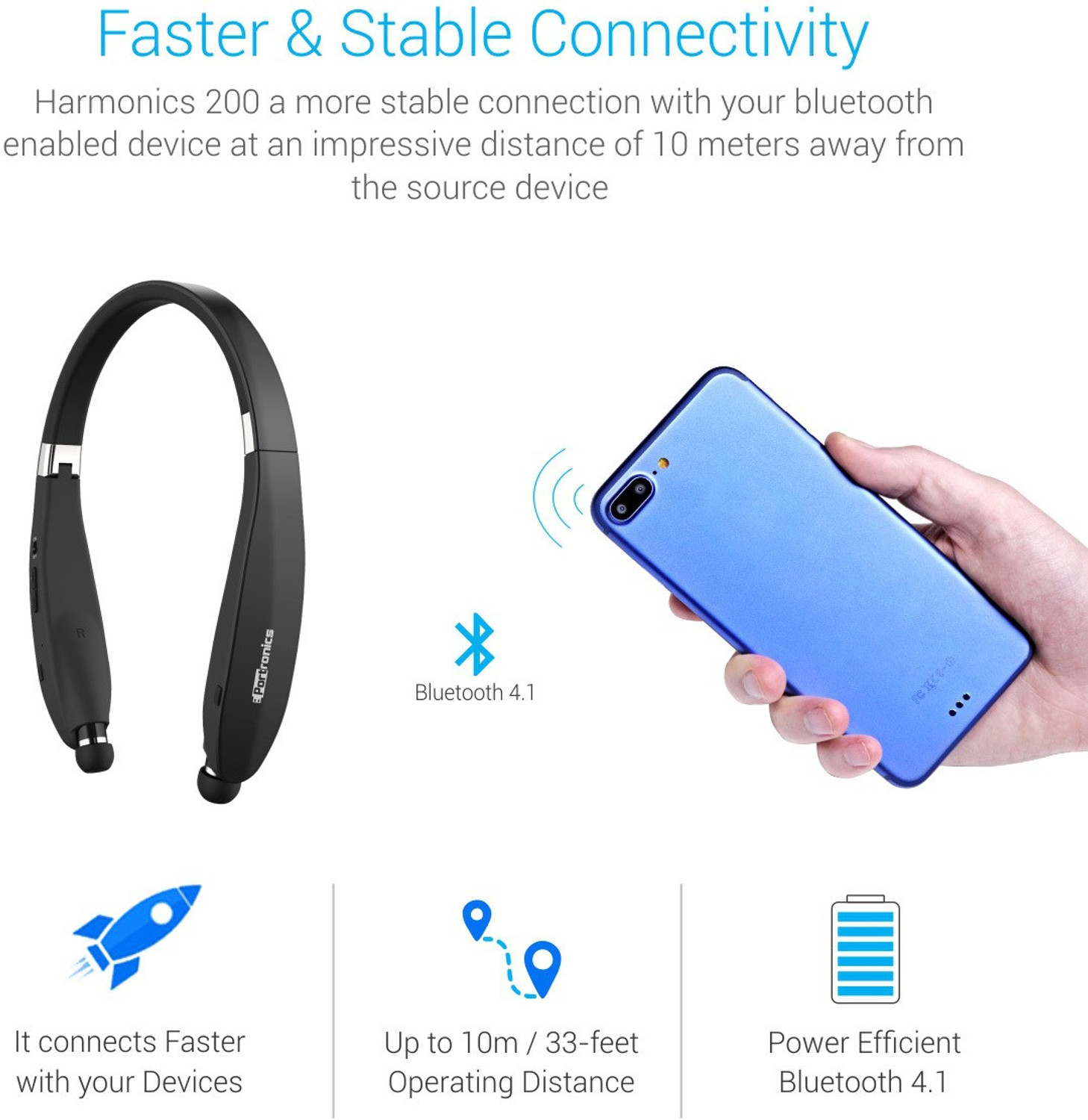 Image of Portronics POR-927 Harmonics 200 Wireless Stereo Bluetooth