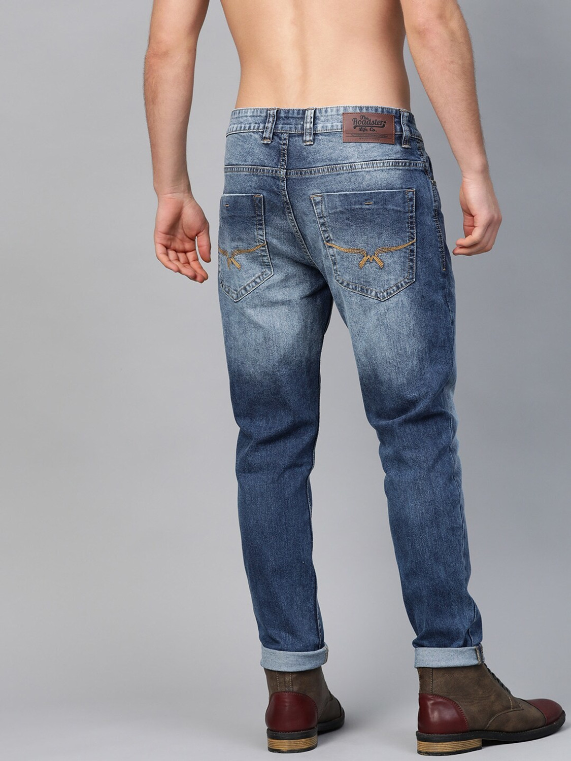 Image of Roadster Slim Men Blue Jeans