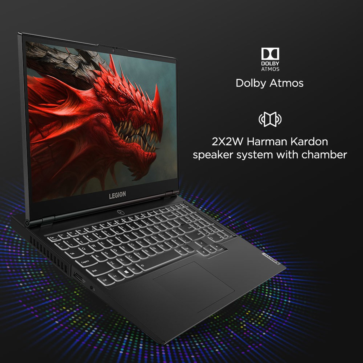 Image of Lenovo Legion 5 Intel Core i7 10th Gen 10750H - (16 GB /512 GB SSD /Windows 10 Home /4 GB Graphics /NVIDIA GeForce GTX 1650 /120 Hz) 15IMH05 Gaming Laptop