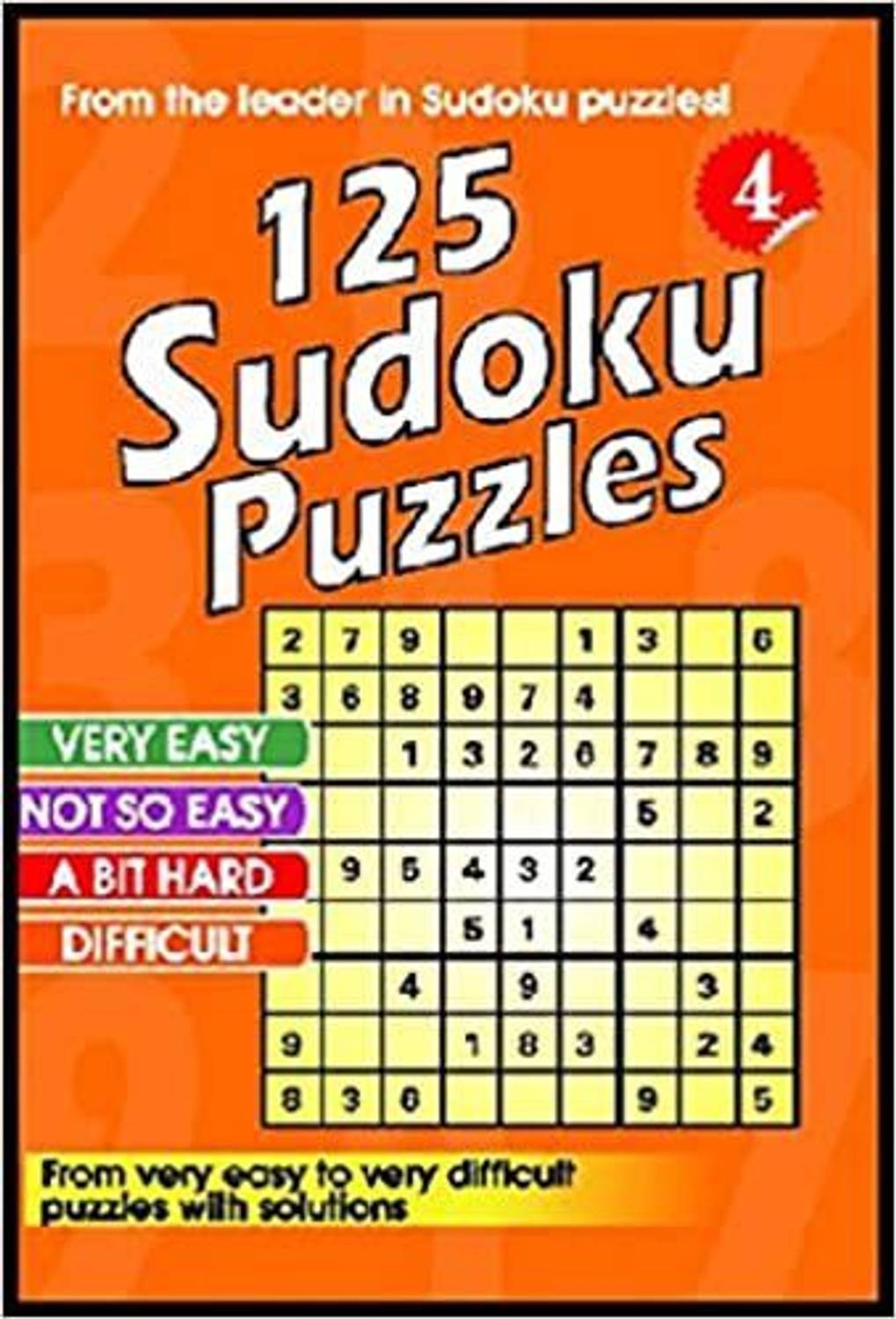 125 Sudoku Puzzles No. 4