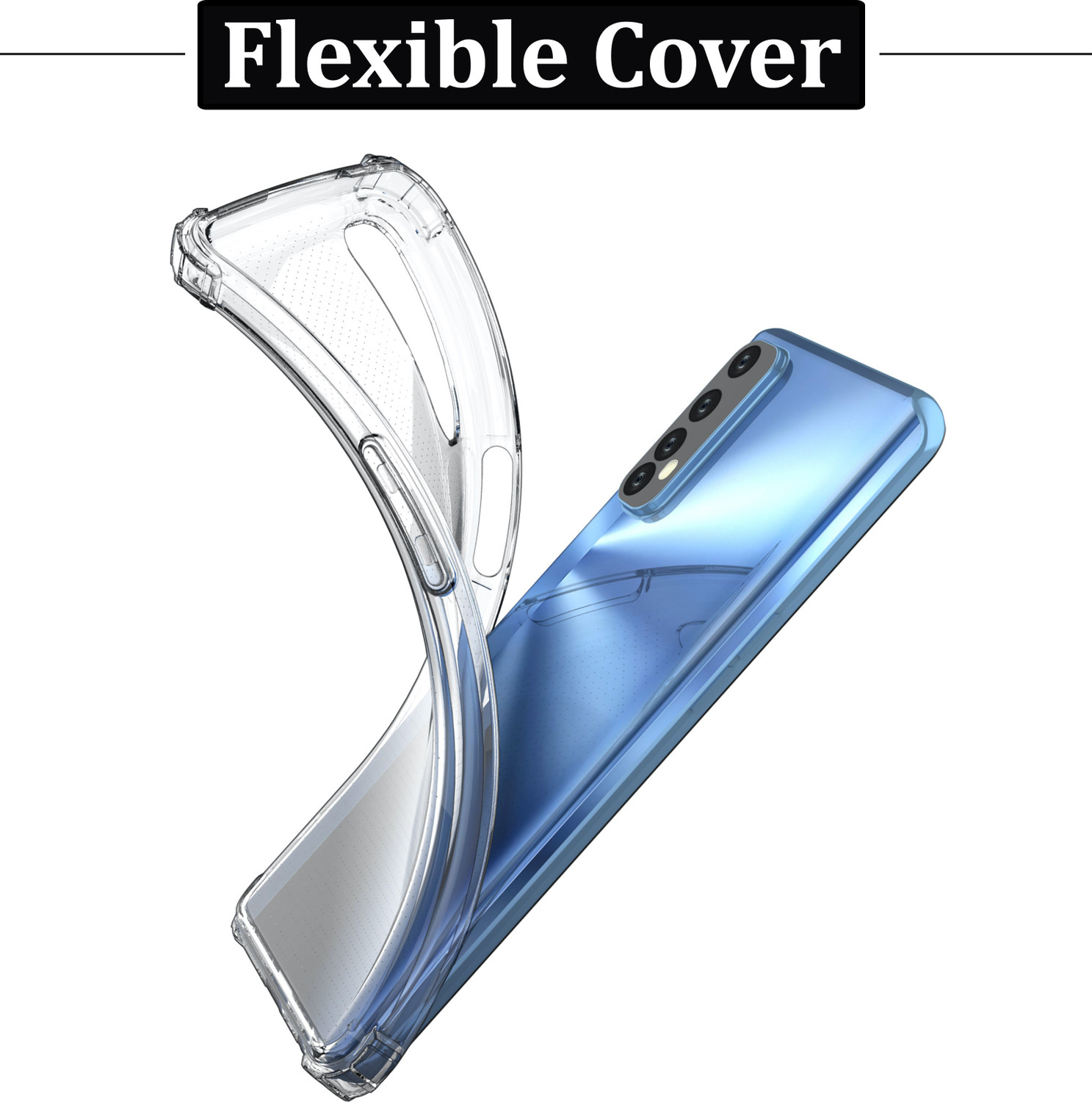 Image of Febelo Back Cover for Realme Narzo 20 Pro, Realme 7