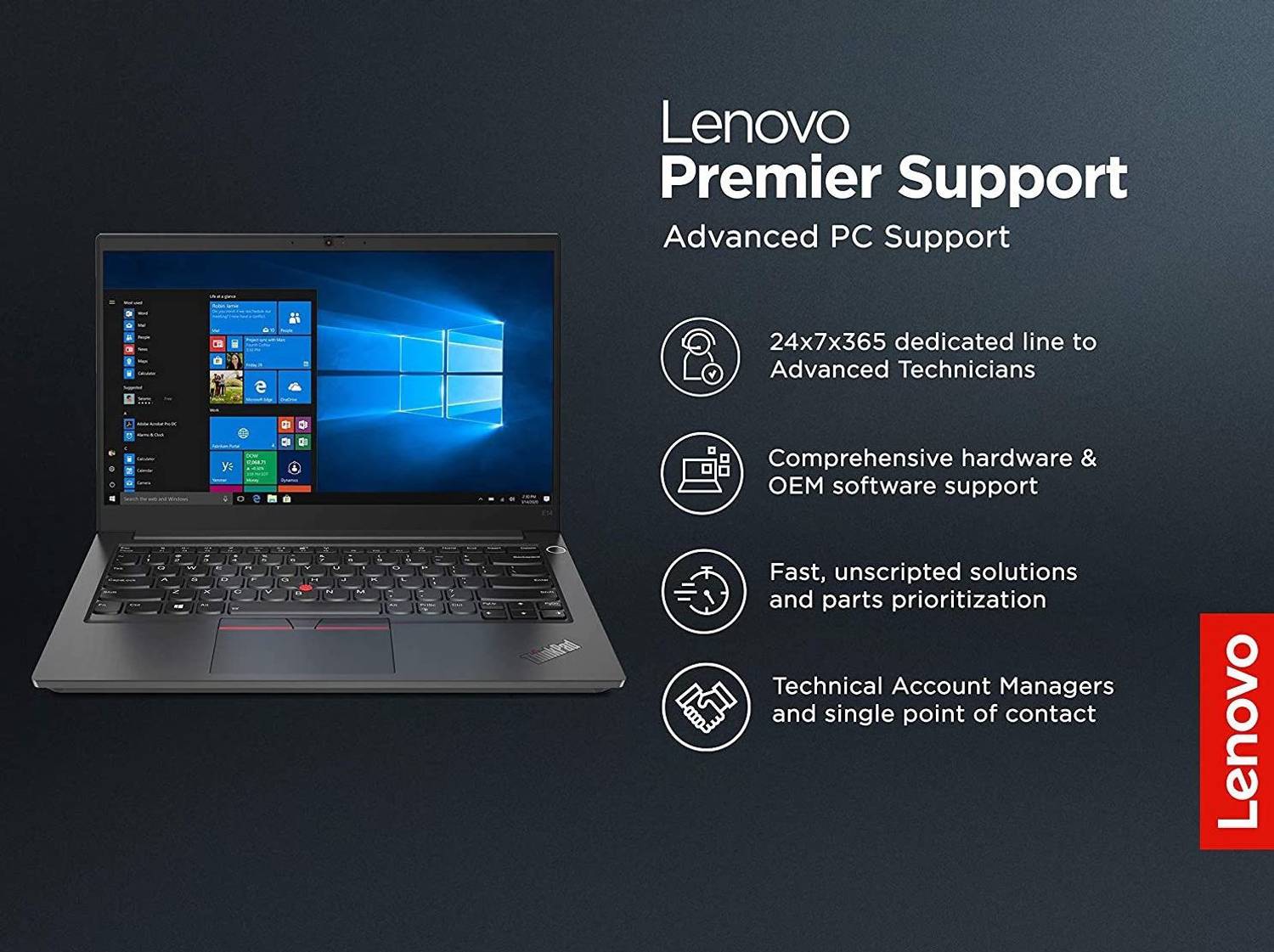 Windowsノート本体 Lenovo ThinkPad Intel i5 10th 16GB 256GB Lenovo ThinkPad Intel Core i5 10th Gen 10210U - (8 GB/1 TB HDD/256