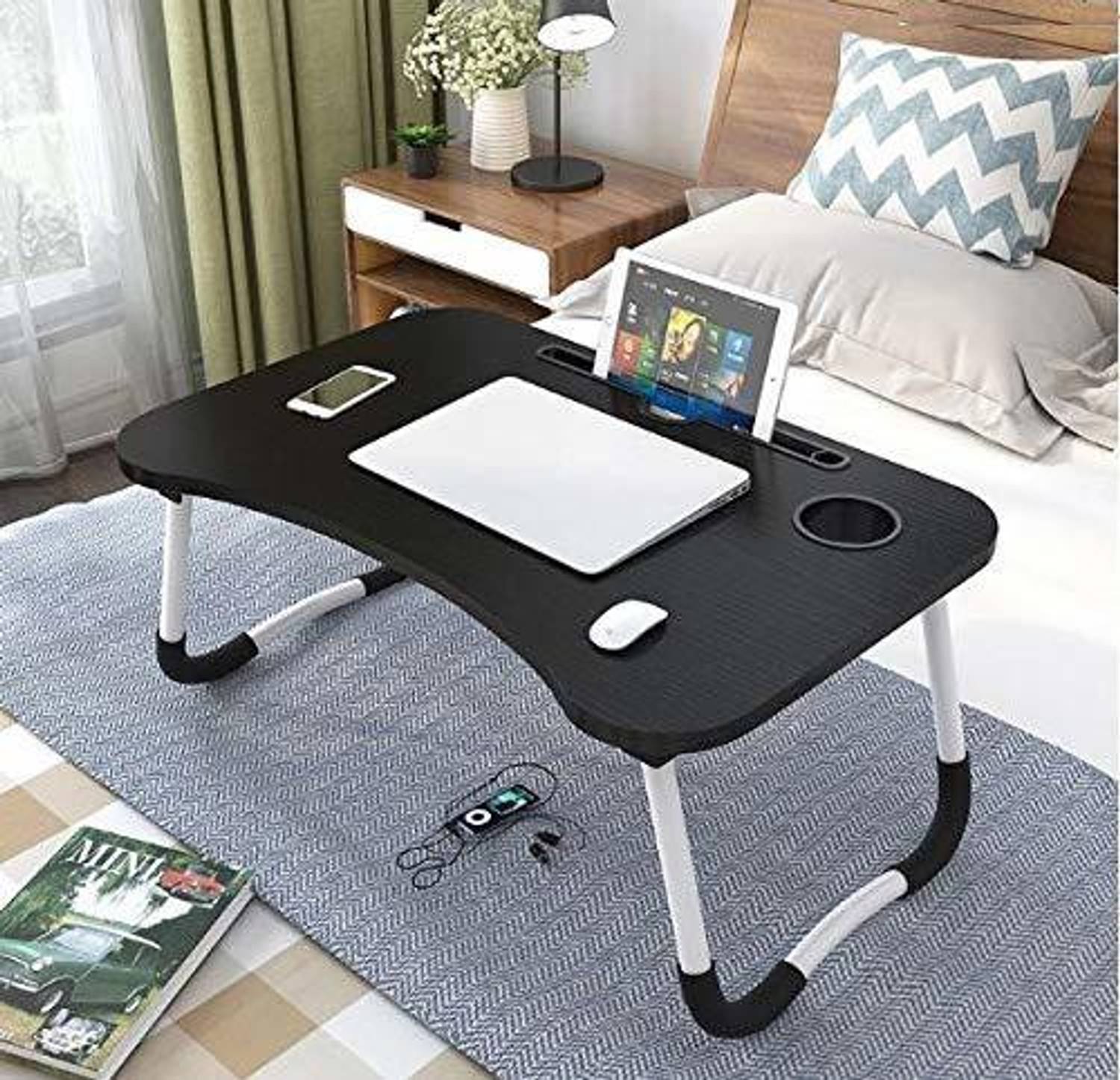 TREKZO Multi-Purpose Wood Portable Laptop Table - Image 1