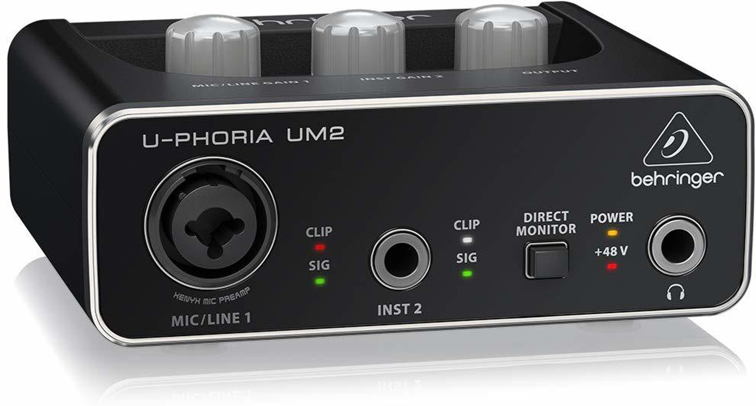 Image of Behringer UUM2 2 x 2 Audio interfacce with USB 2.0 Audio Interface
