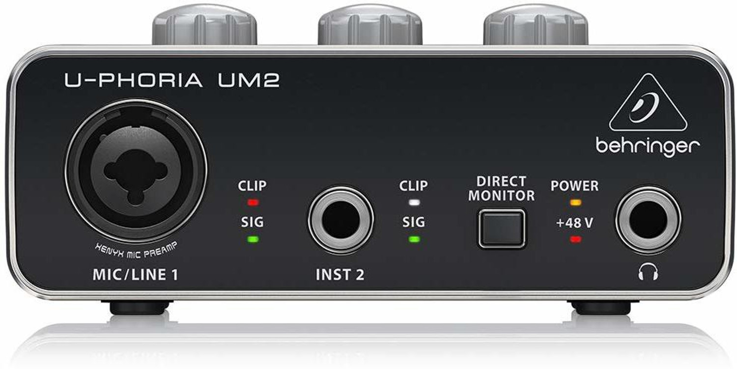 Image of Behringer UUM2 2 x 2 Audio interfacce with USB 2.0 Audio Interface
