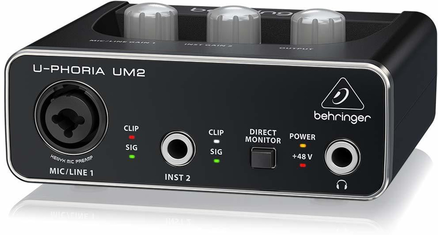 Image of Behringer UUM2 2 x 2 Audio interfacce with USB 2.0 Audio Interface