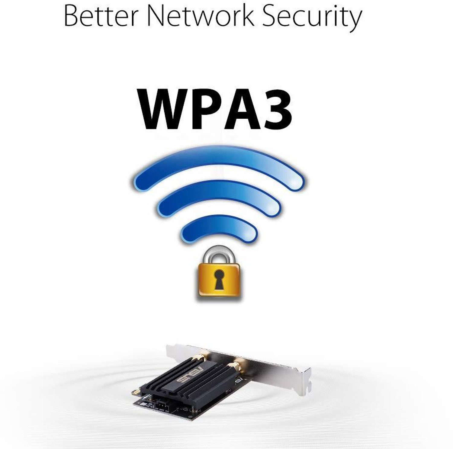 Image of ASUS PCE-AX58BT Wi-Fi 6 Router 2.4 GHz, 5 GHz 2976 Mbps Wifi Speed Dual Band Internal & External Antenna Ethernet (Cable Broadband)