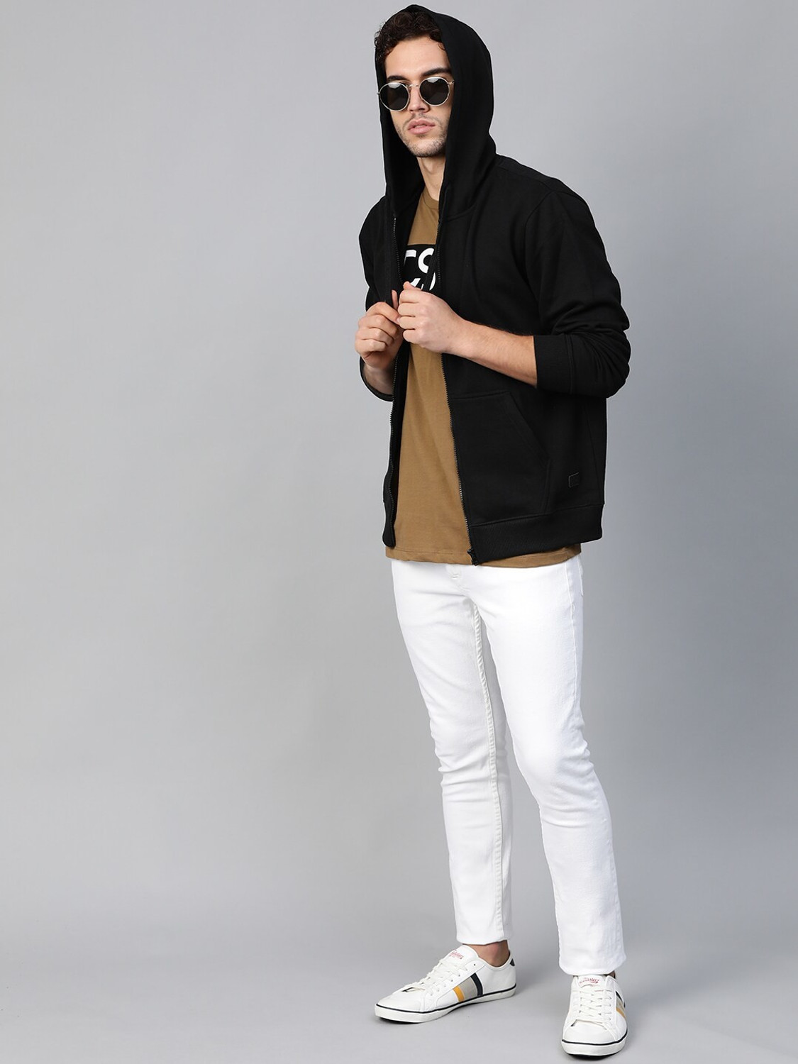 Image of Roadster Full Sleeve Solid Men Sweatshirt