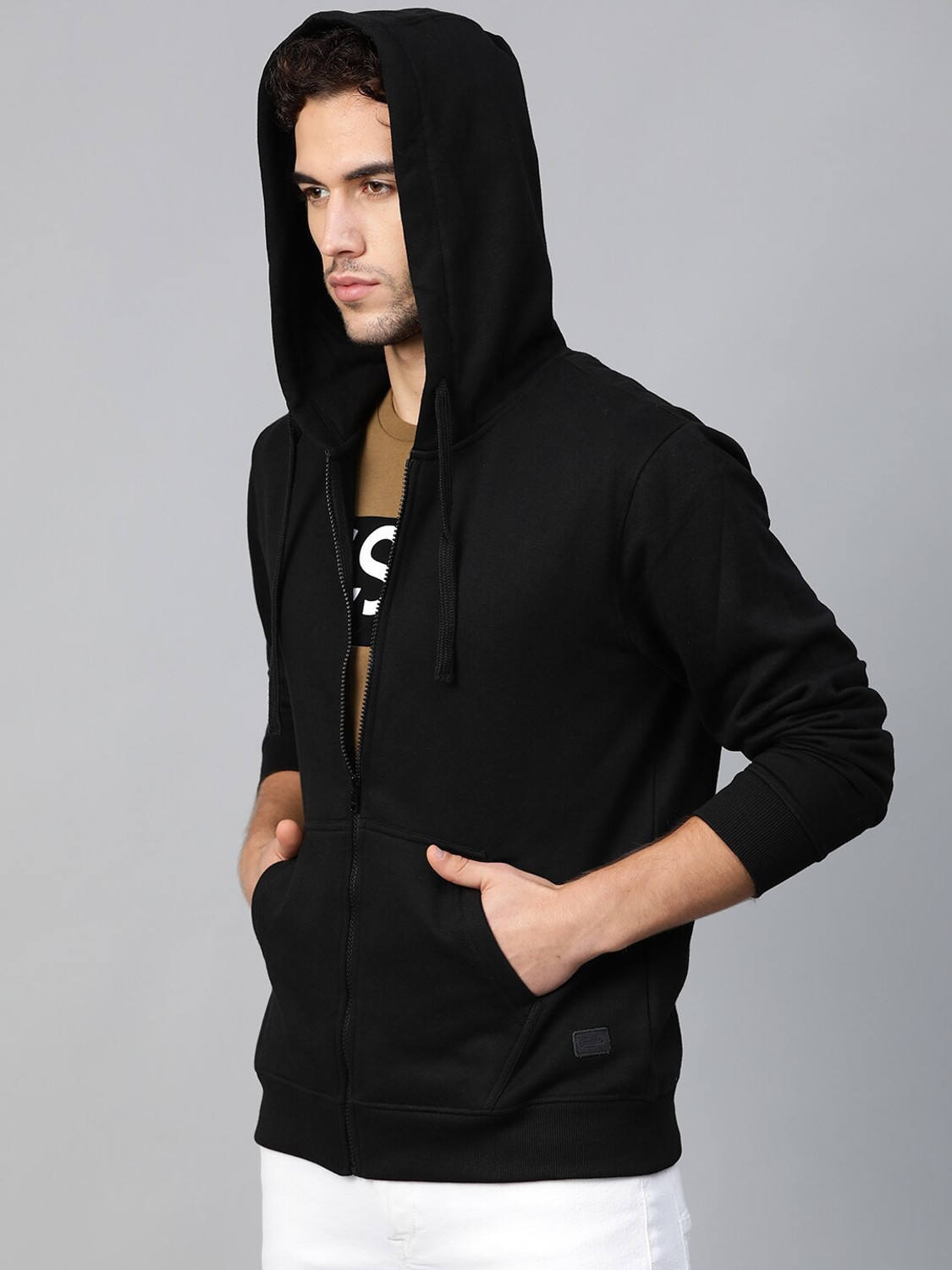 Image of Roadster Full Sleeve Solid Men Sweatshirt