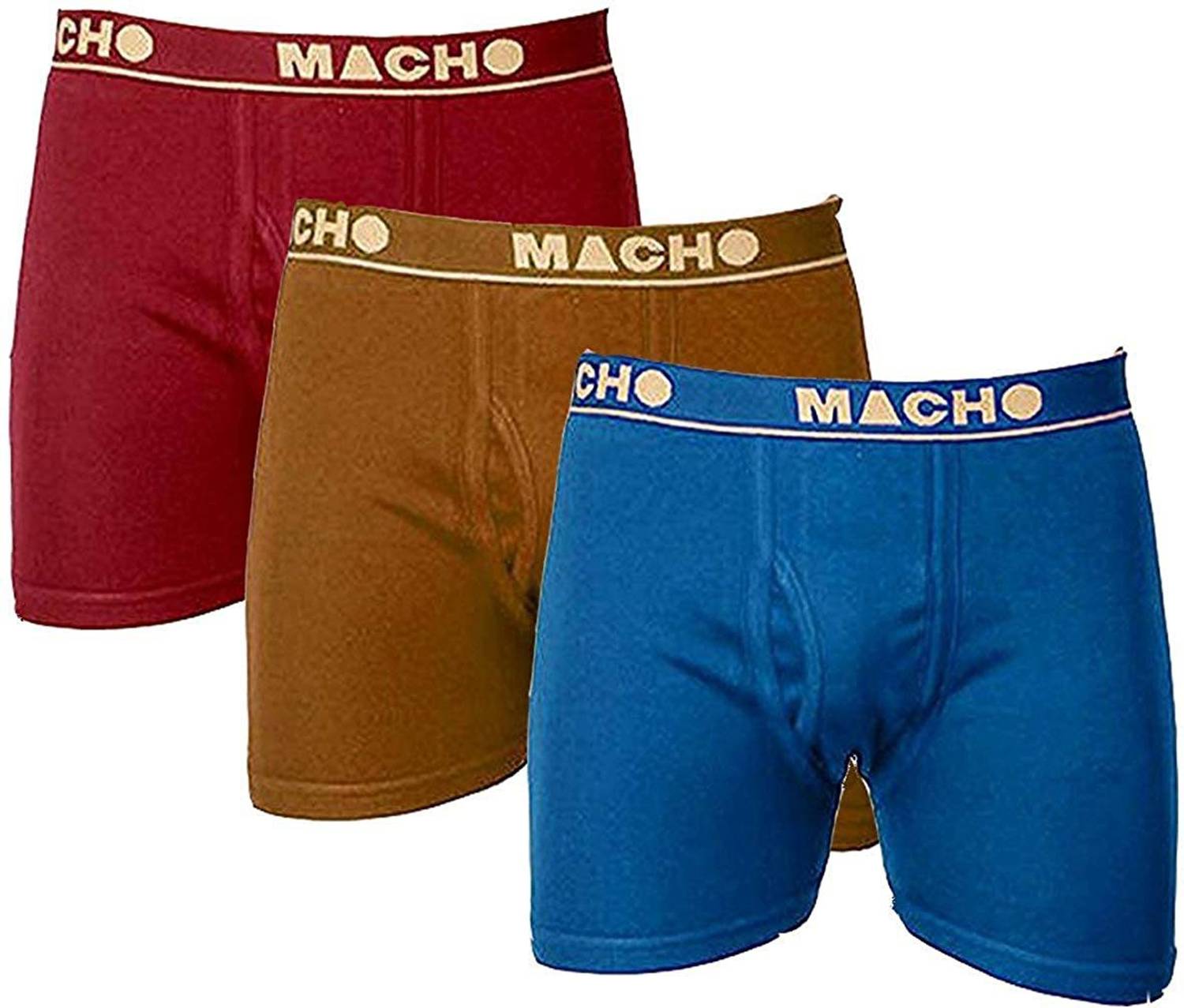 AMUL MACHO Pack of 3 Solid Men Brief