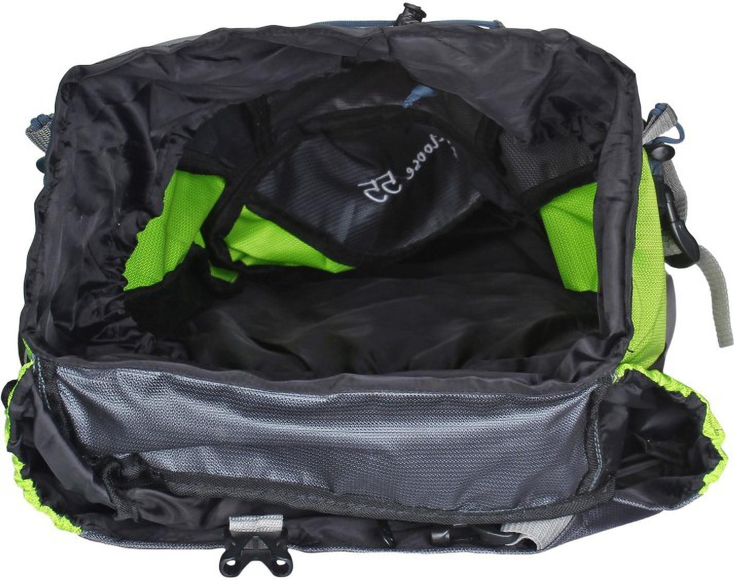 Image of AdventIQ Stylish Travelling-Hiking-Trekking Adventure Polyester Rucksack Backpack ( Footloose 55L Green ) Rucksack - 55 L