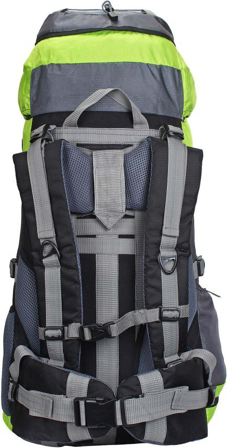 Image of AdventIQ Stylish Travelling-Hiking-Trekking Adventure Polyester Rucksack Backpack ( Footloose 55L Green ) Rucksack - 55 L