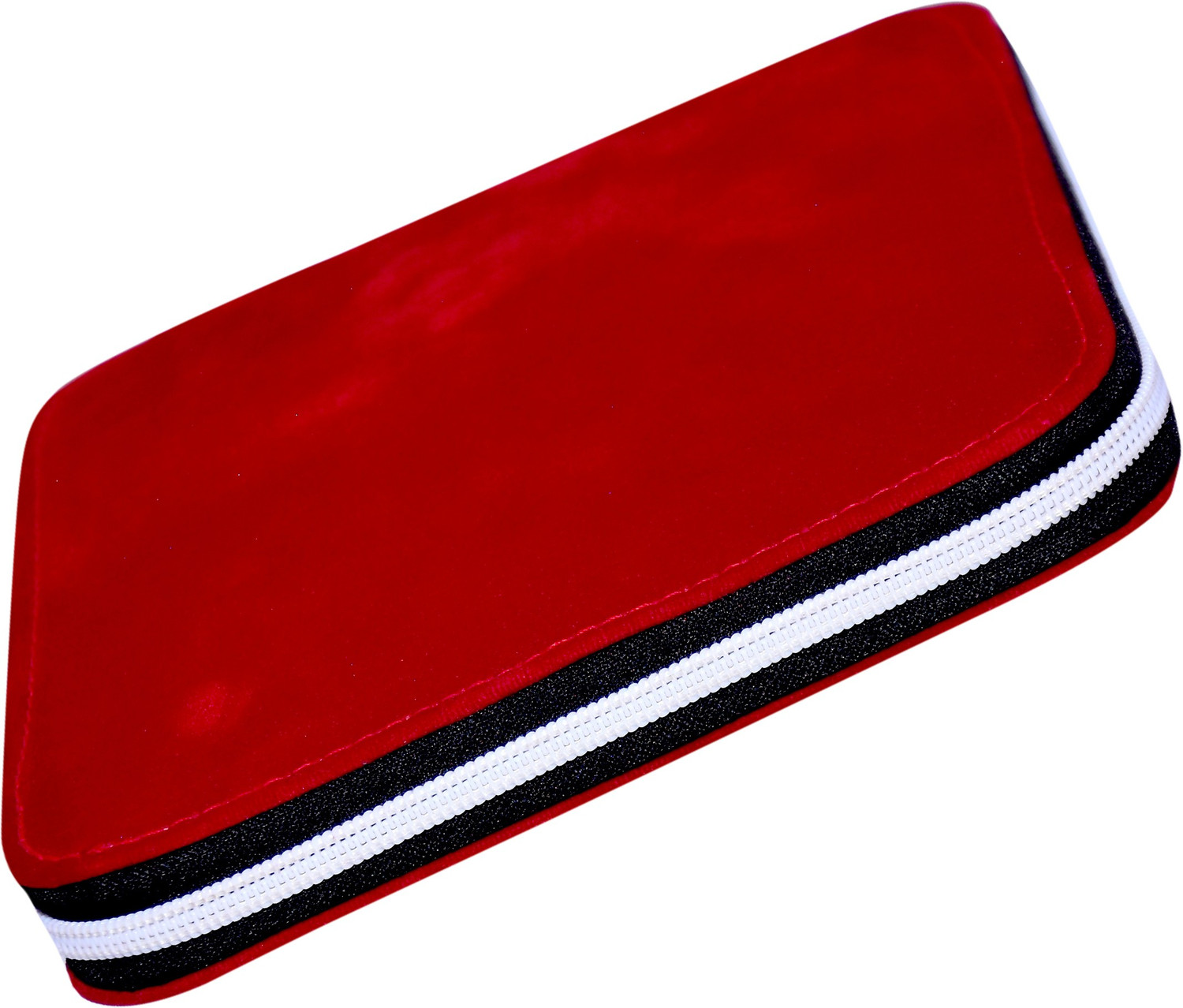 Image of IDEAL FASHION Ideal Red Velvet 12 set earring or studs Big Jewellery Box For Women and Girls (Size-8x7 Colour-Red) jewellery storage, earring storage Vanity Box