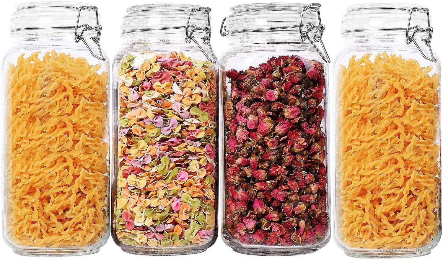 Image of GLASSCART Glass Pickle Jar - 1200 ml