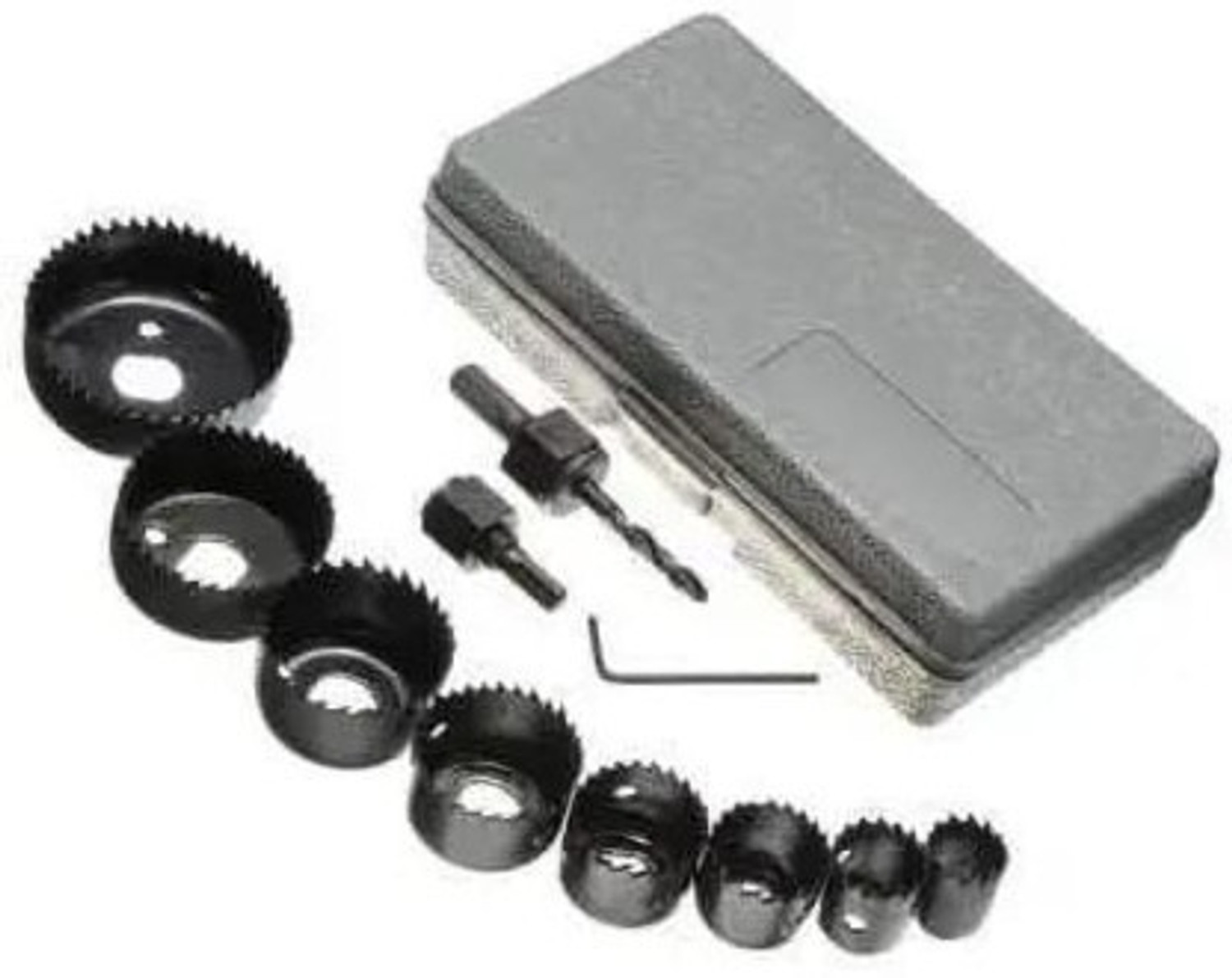 Image of KVA Good Quality 11pcs Woodworking Hole Saw Drill Bit Kit 3 /4 inch to 2 1 /2 inch Drilling Tool Wood Thin Alloy Metal Cutter Core Drill Bits Wood Cutter Wood Cutter