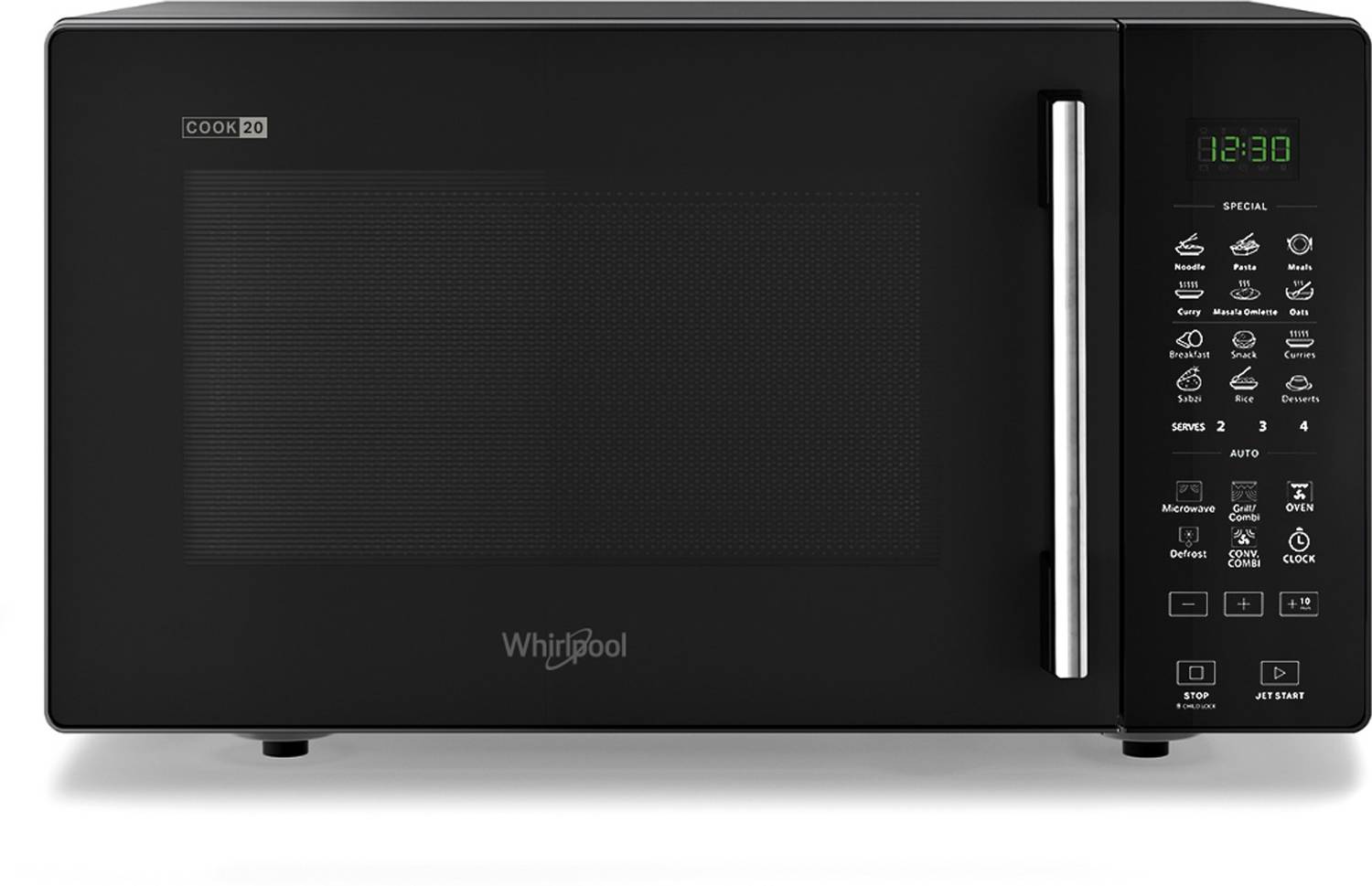 Whirlpool 20 L Convection Microwave Oven (Magicook Pro 22CE, Blac