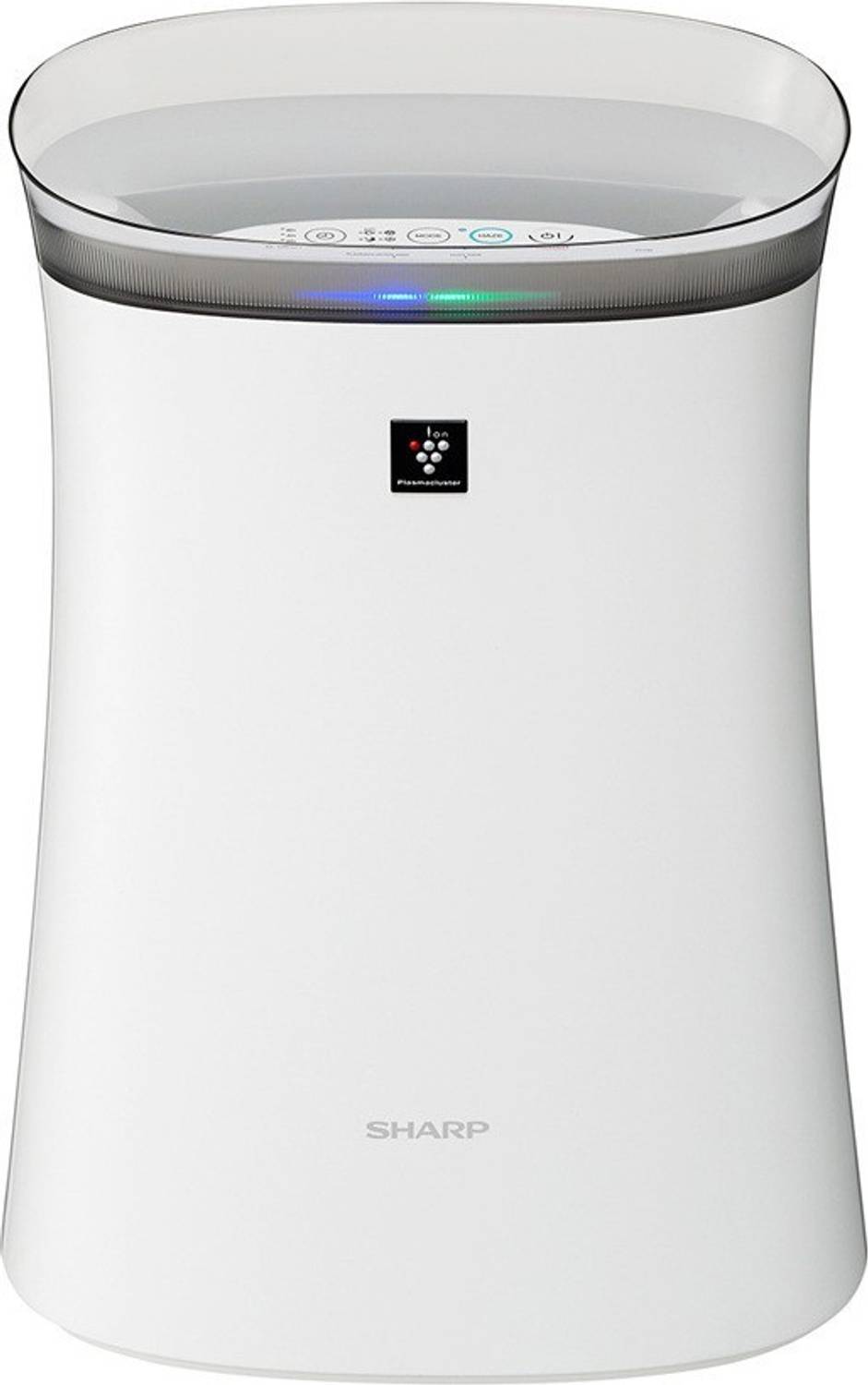 Sharp Air Purifier for Homes & Offices | Dual Purification - ACTIVE (Plasmacluster Technology) & PASSIVE FILTERS (True HEPA H14 (in EN1822 type) +Carbon+Pre-Filter) | Captures 99.97% of Impurities | Model:FP-F40E-W | White Portable Room Air Purifier  (White)