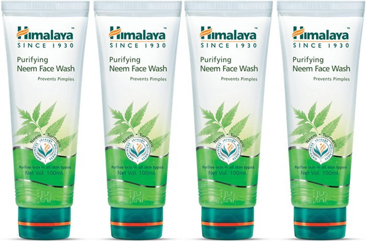 Himalaya Neem Face Wash 4 Pack 100ml Pack of 4 · 100 ml (400 ml total) - Image 1