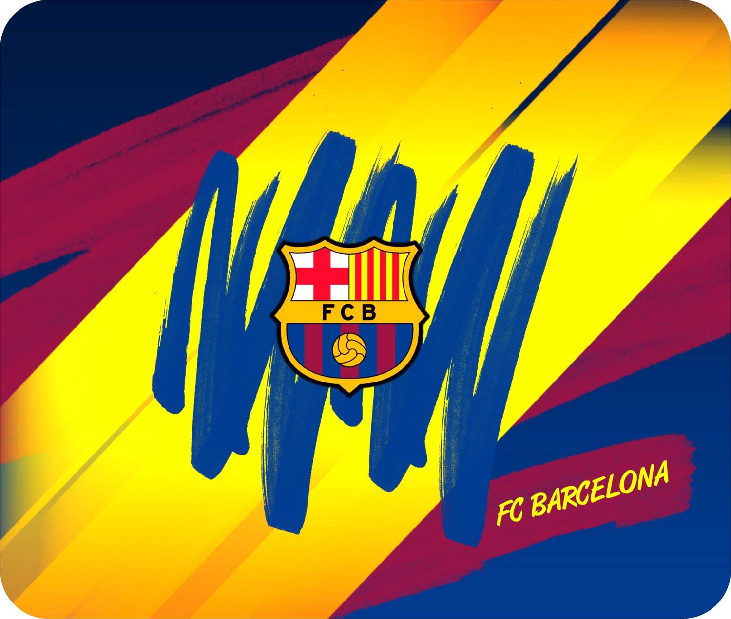 aaptees Barca_Mousepads Non Slip Base Mousepad