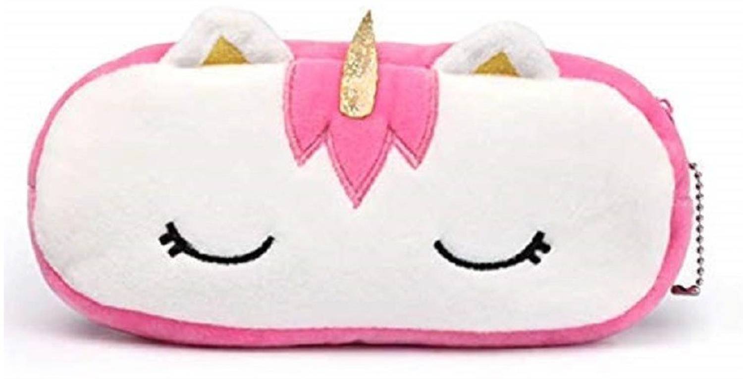 AweStuffs Unicorn Pencil Pouch Soft Toys for Children, Kids Favorite Pencil Box and Cosmetic Pouch for Girls Multi-Functional Pen Box Pouch