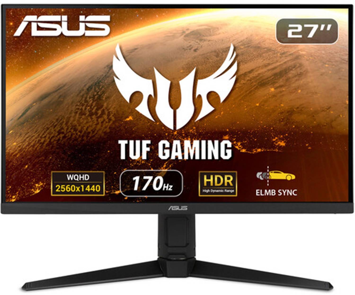 ASUS TUF 68.58 cm (27 inch) WQHD IPS Panel Gaming Monitor (TUF