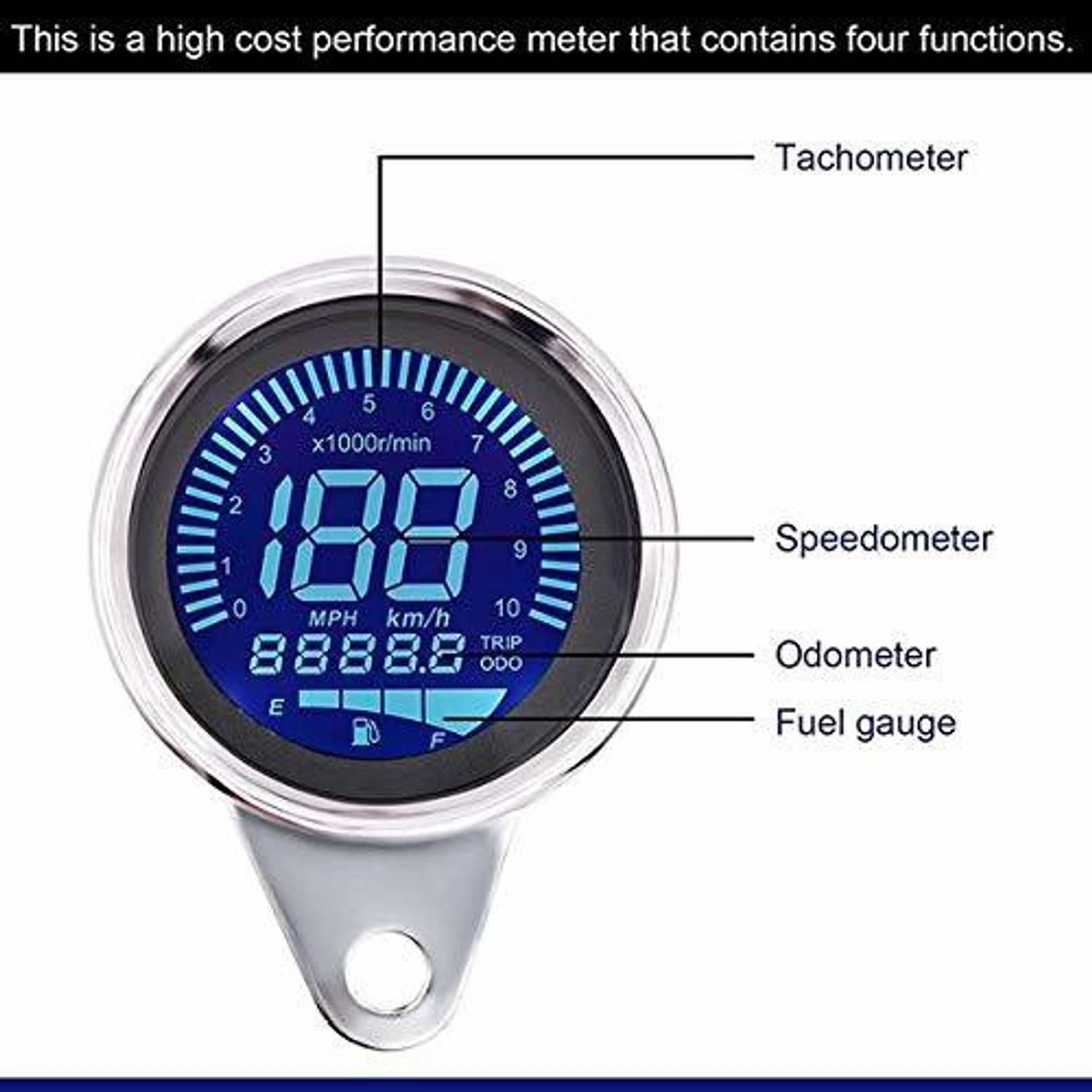 acube mart Bike Digital Speedometer - Image 3