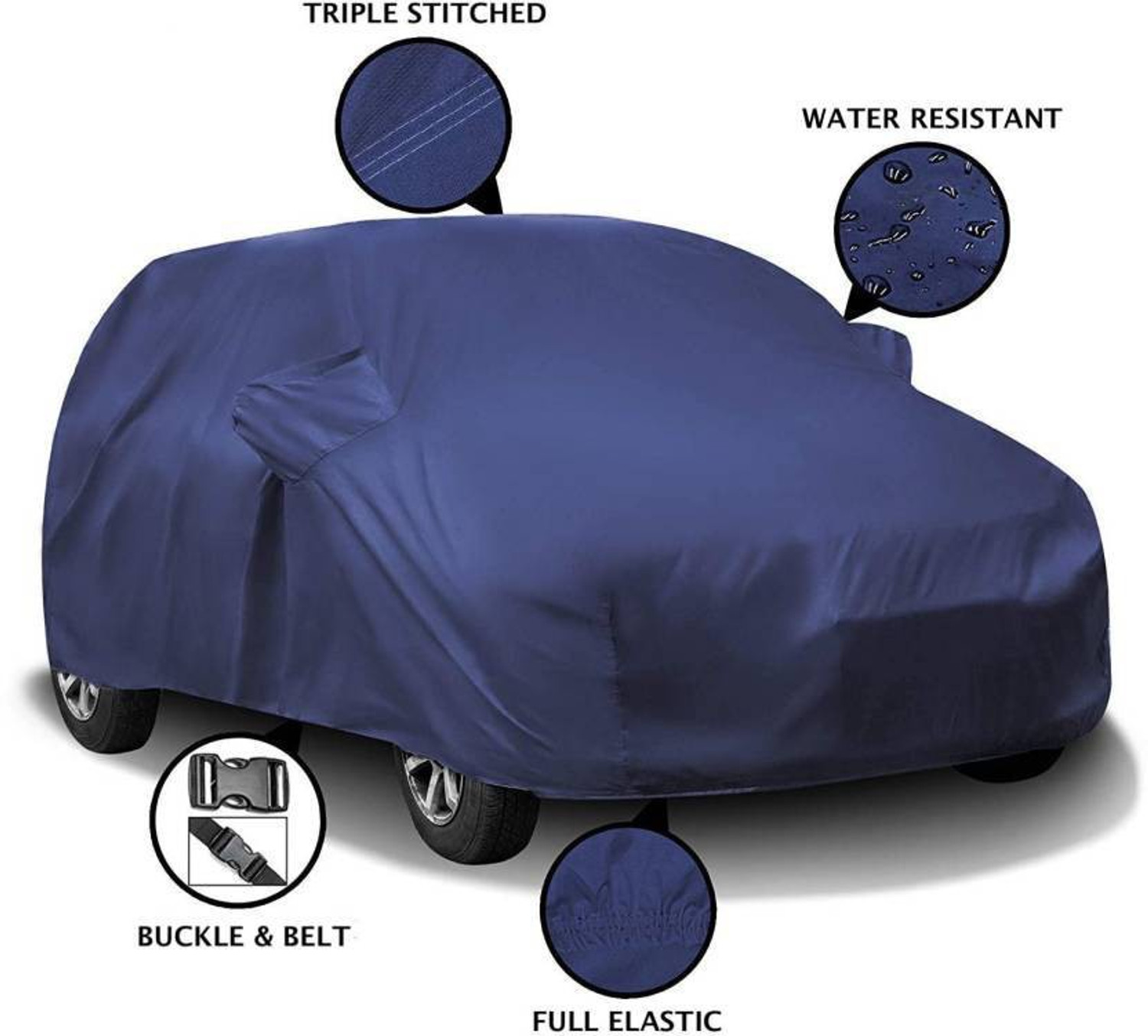 Image of V VINTON Car Cover For Renault Triber (With Mirror Pockets)