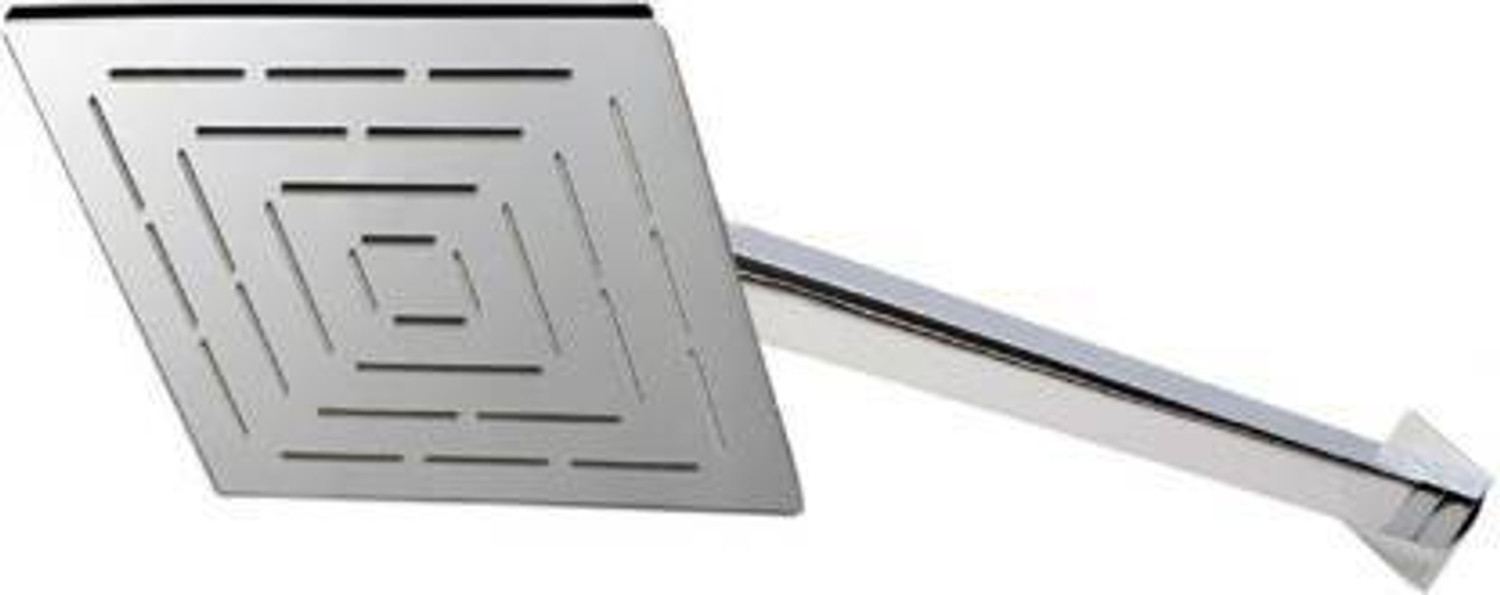 Image of Spazio 6X6 Inches Square Amaze Slim Shower With 18-Inch Arm Fixed Mount