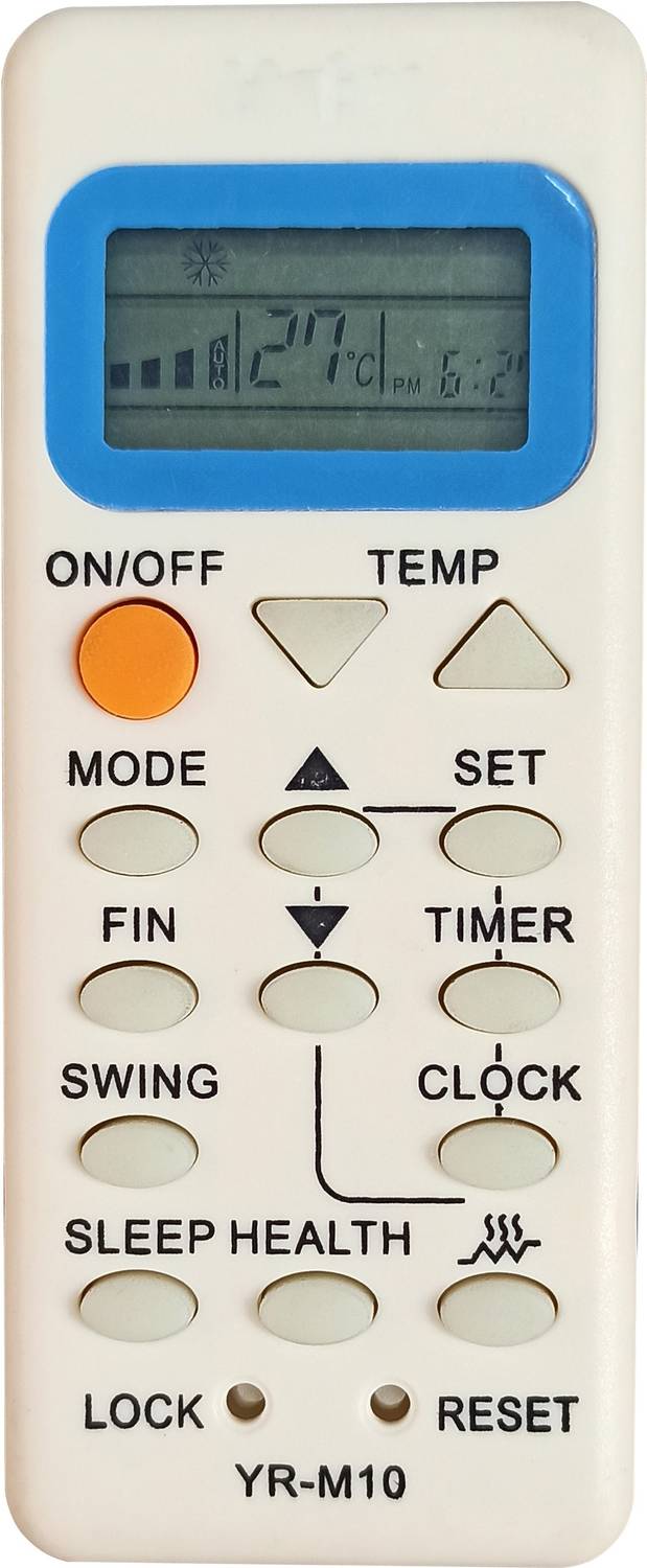 Axelleindia Combo of Compatible YR-M10 Window & Split AC Remote With 2AAA Duracell Battery For Haier AC Remote Controller