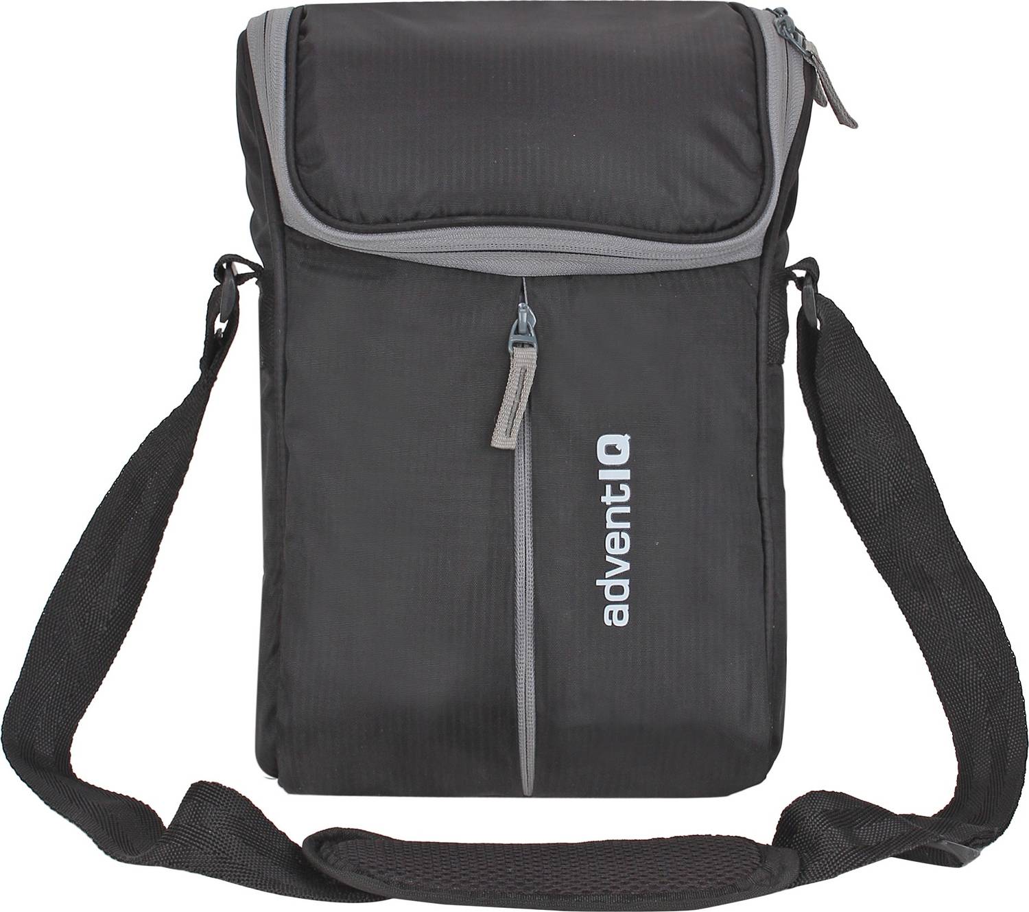 AdventIQ Grey Messenger Bag Unisex Stylish & Trendy Tablet Cross Body-Sling- Messenger Bag-Black/Grey Zipper (BNP 0148)