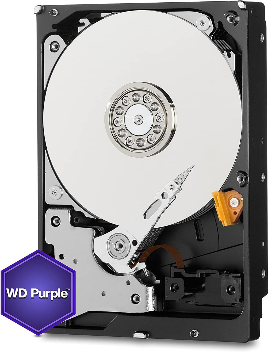 Image of WD Purple 1 TB Surveillance Systems Purple SATA Internal Hard Disk Drive (HDD) (Purple 1 TB Surveillance Systems Internal Hard Disk Drive (WD10PURX-64E5Y0))