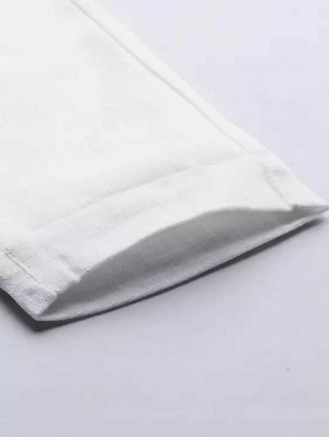 Image of fearlessfashion Regular Fit Women White Trousers