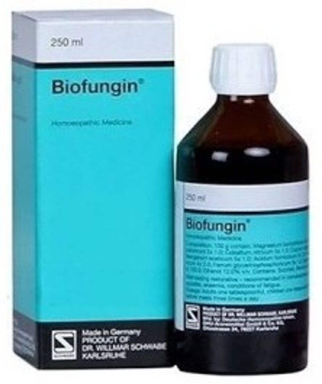 Image of Dr.Willmar Schwabe India BIOFUNGIN HOMEOPATHIC MEDICINE 250 ML Liquid (250 ml)
