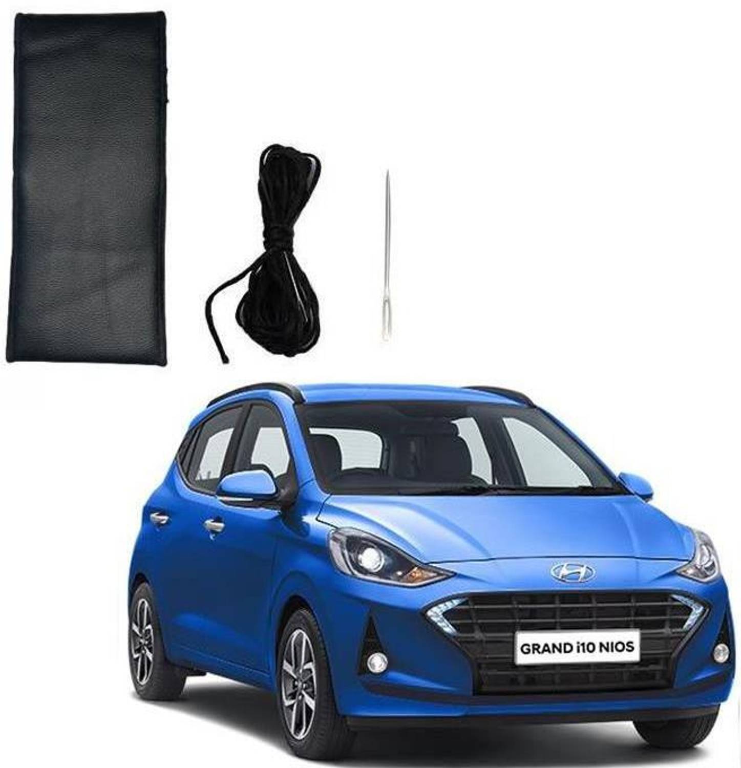 arneja trading company Hand Stiched Steering Cover For Hyundai i10