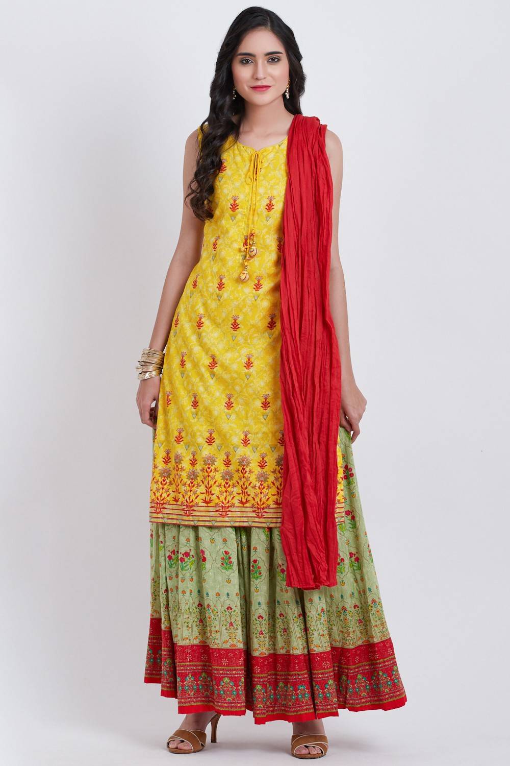 BIBA Pure Cotton Solid Women Dupatta
